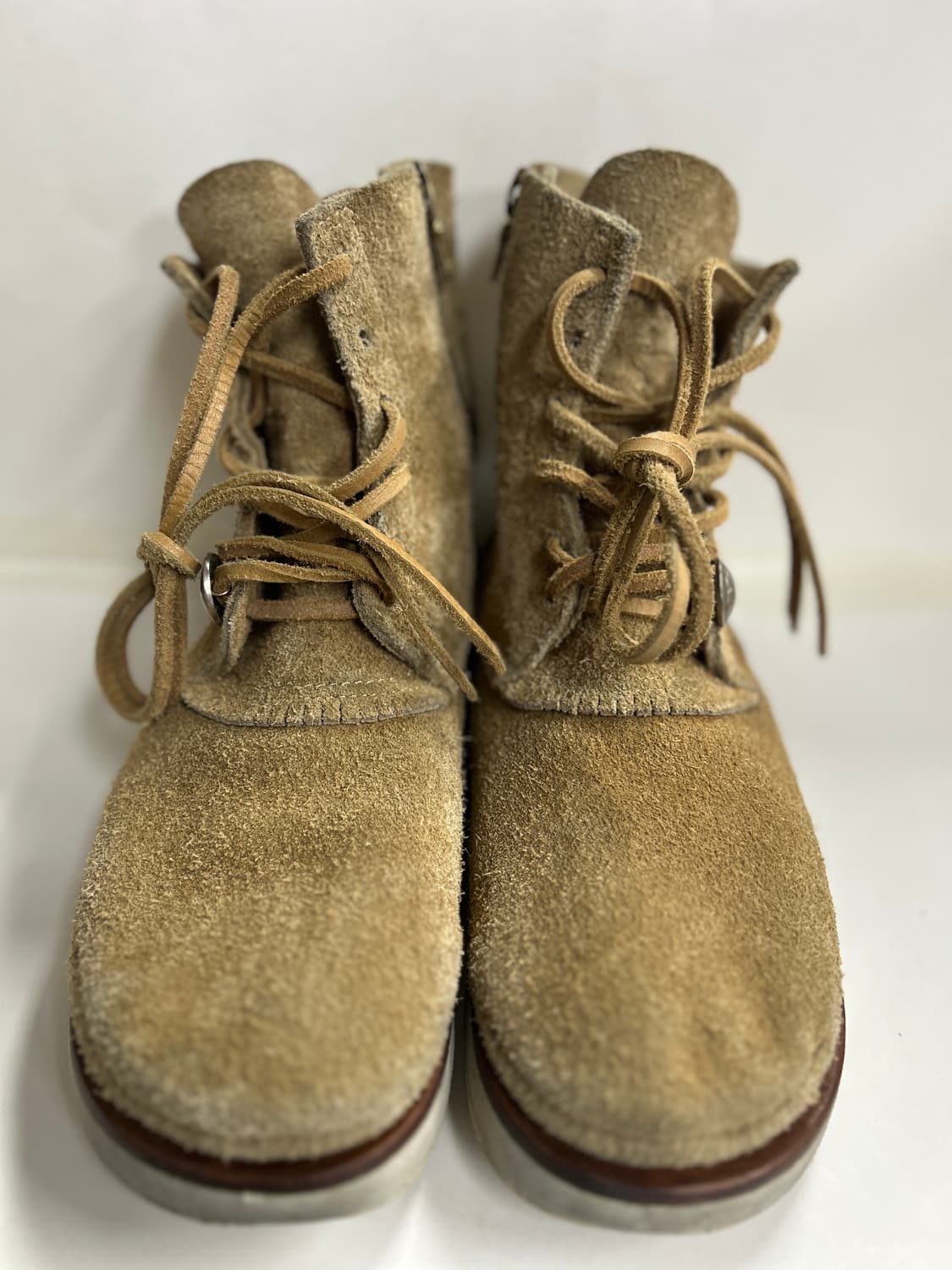 visvim 비즈빔 베이지 그리스목 지퍼 하이 부츠 275 상품이미지2