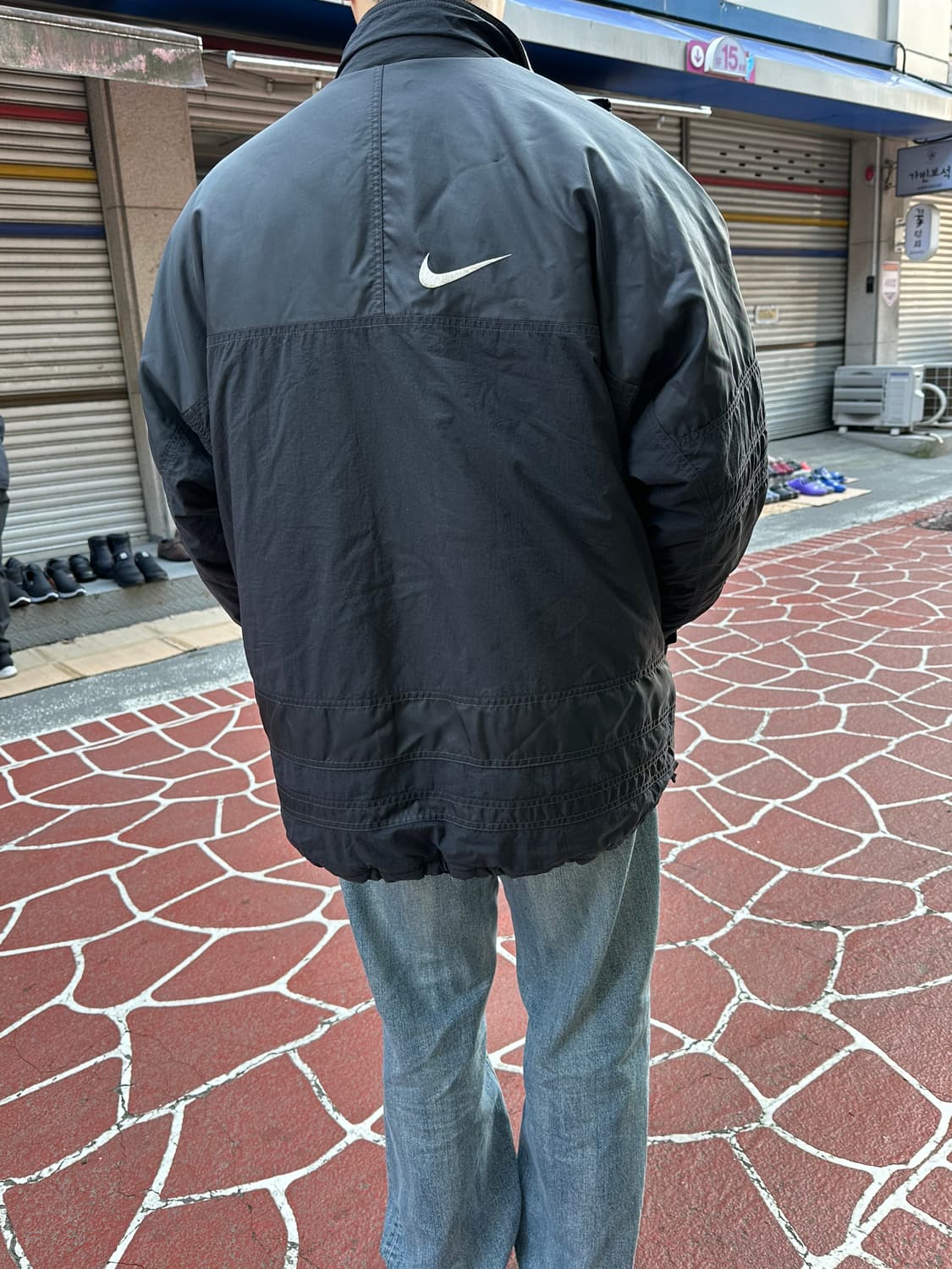 90s 일본 나이키 빈티지 야상 점퍼 라지 상품이미지2