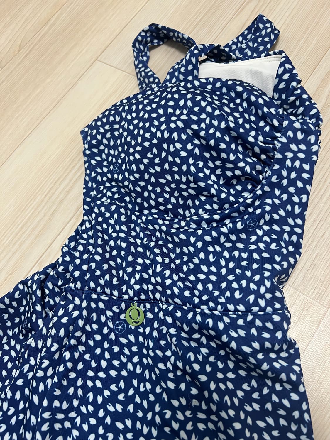 코랄리크 플라워 셔링 모노키니 수영복 L (리조트, 호캉스) 상품이미지3