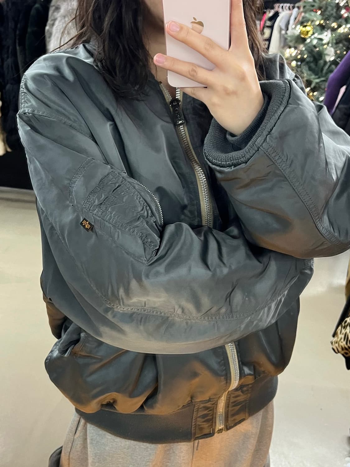 디스이즈네버댓 알파인더스트리 리버시블 항공점퍼 상품이미지5