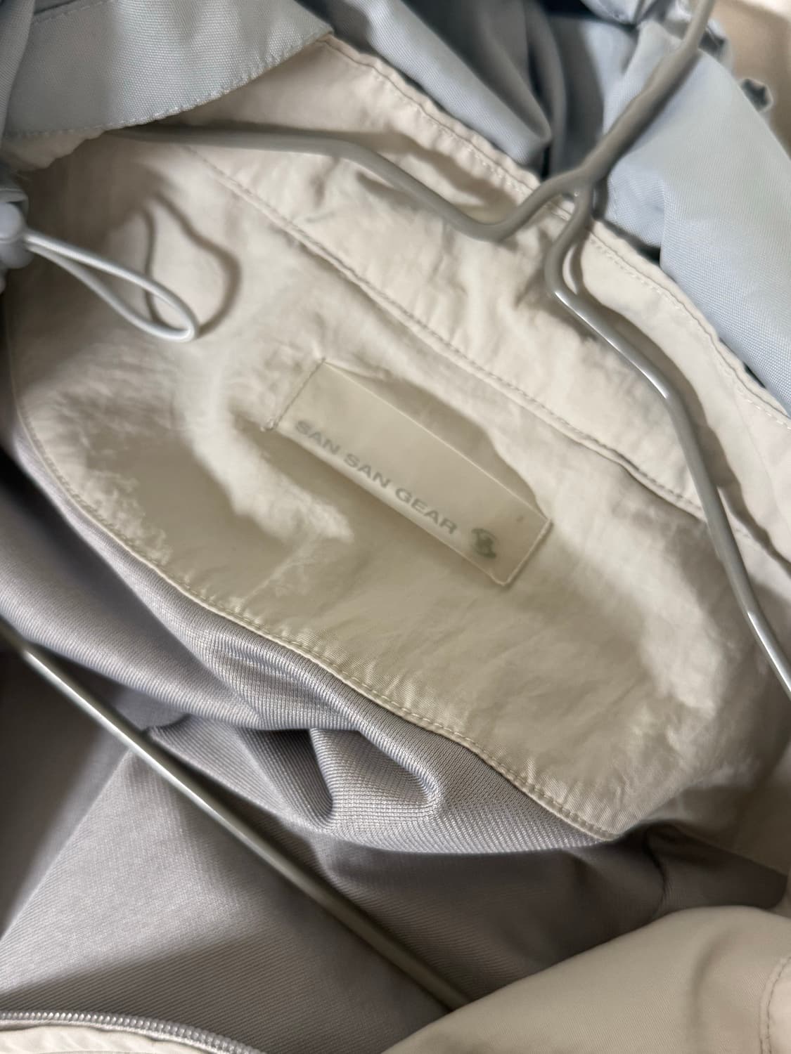 산산기어 콘트레스트 자켓 /라이트 그레이 (100) 상품이미지4