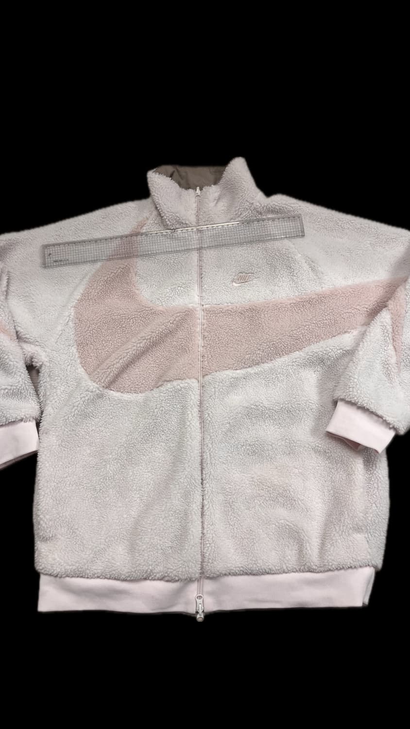 인기!!나이키 빅스우시 뽀글이 리버시블 플리스 자켓 핑크 히메 갸루  상품이미지3