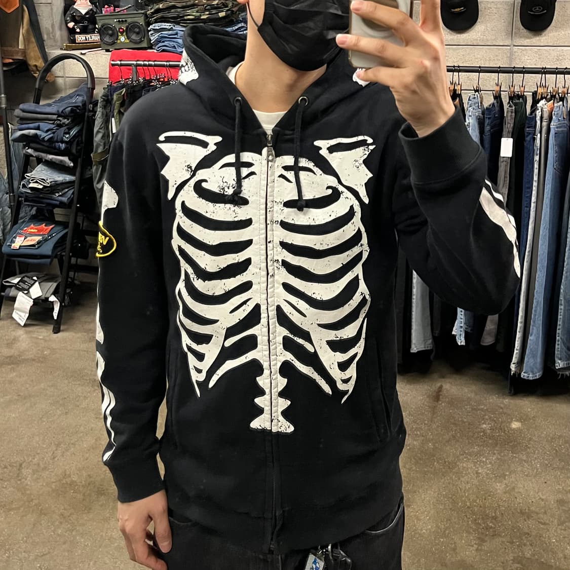 밴슨 스켈레톤 후드 집업 (100-105) 상품이미지2