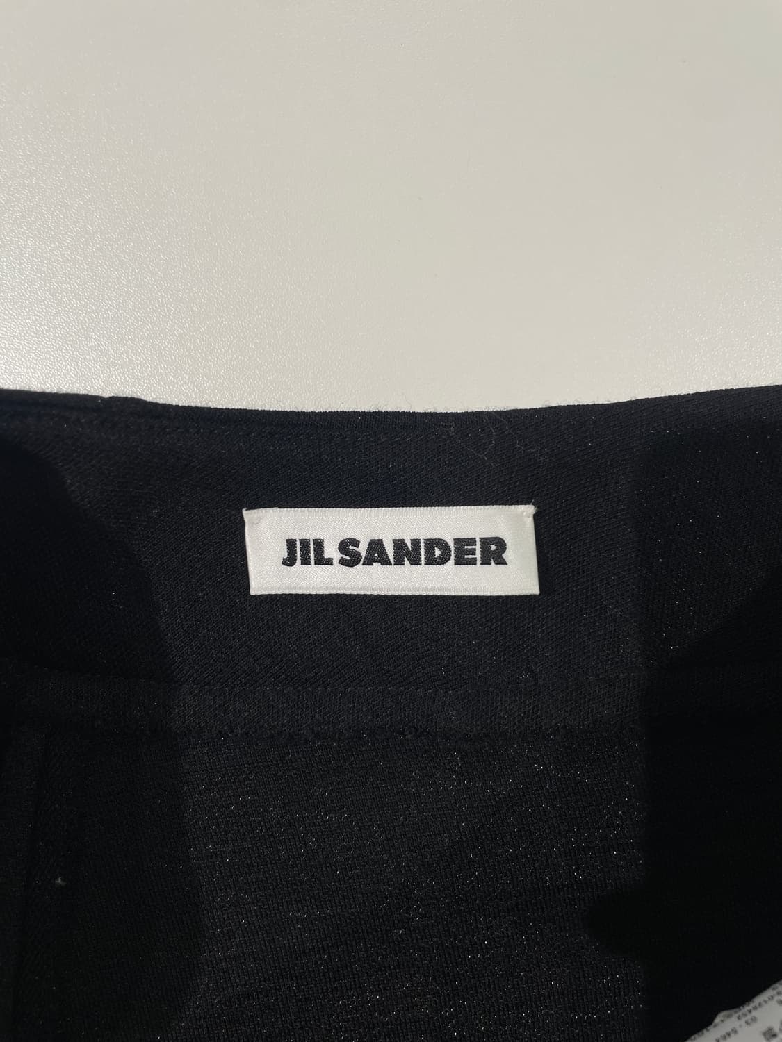 질샌더 블랙 플레어 울 나일론 혼방 롱 스커트 상품이미지7