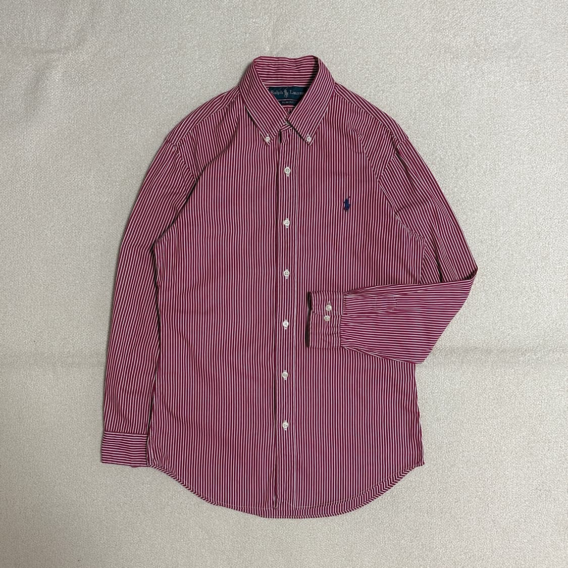 폴로 랄프 로렌 슬림핏 스트라이프 셔츠 상품이미지1