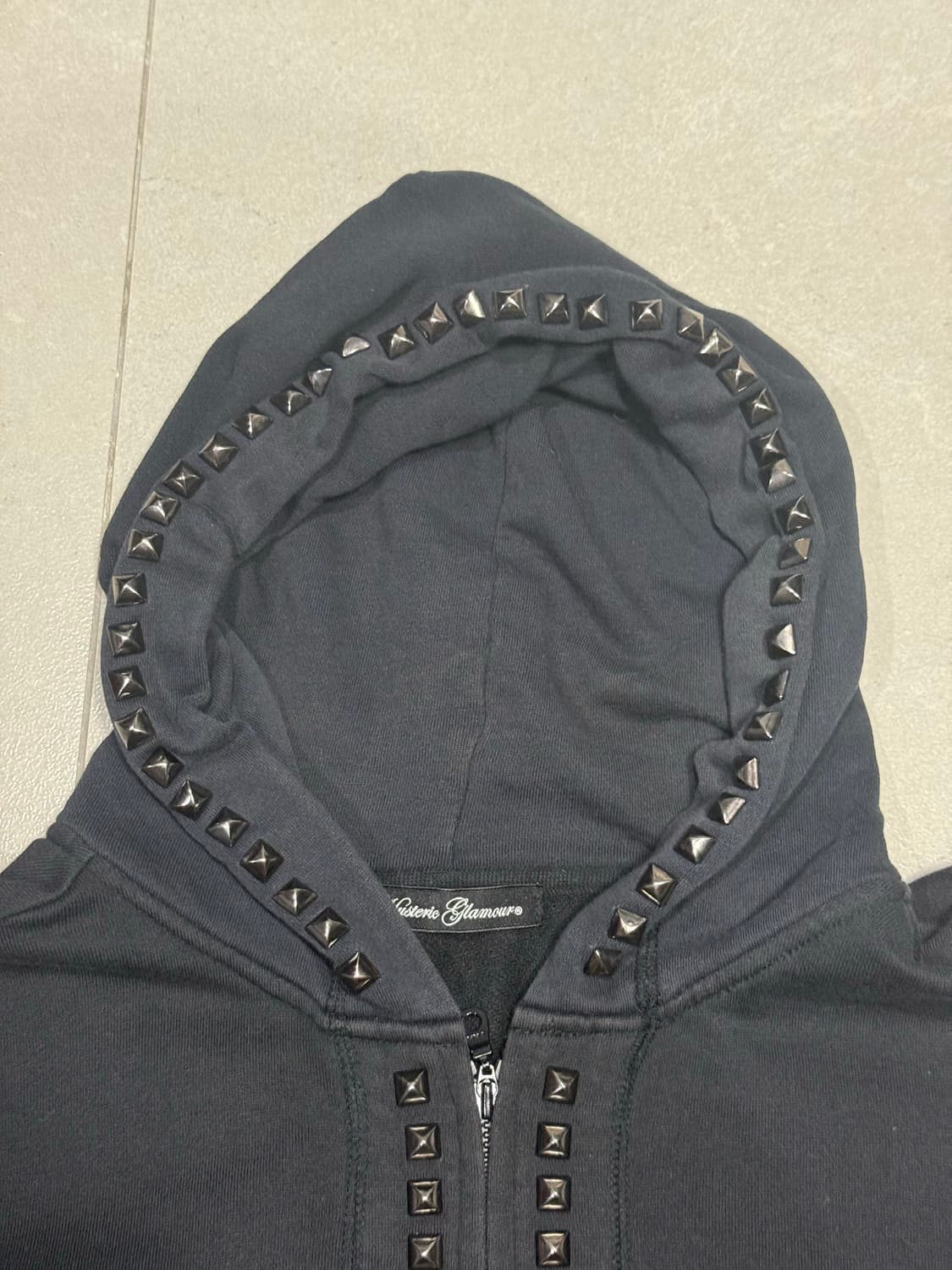 히스테릭 글래머 아카이브 스터드 폭탄 후드 집업 자켓 새 상품 상품이미지3