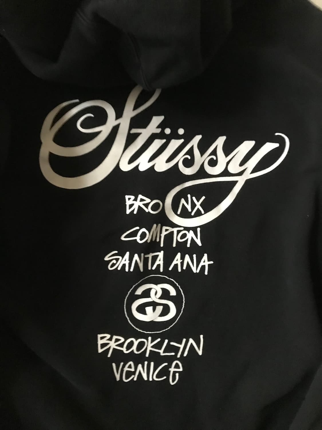 스투시 월드투어 블랙 후드티 상품이미지9