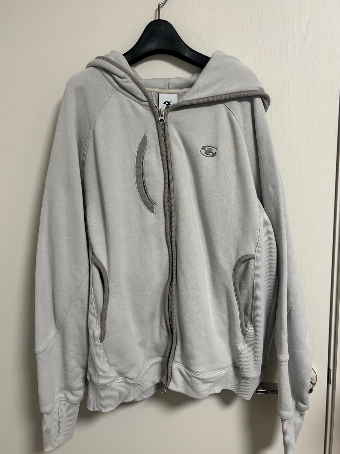 Sansan Gear Hoodie Zip-Up Grey - 24SS 상품이미지2