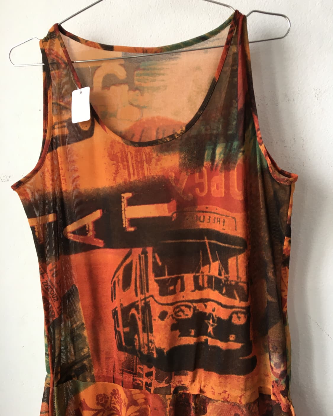 Full printing mesh sleeveless 상품이미지3