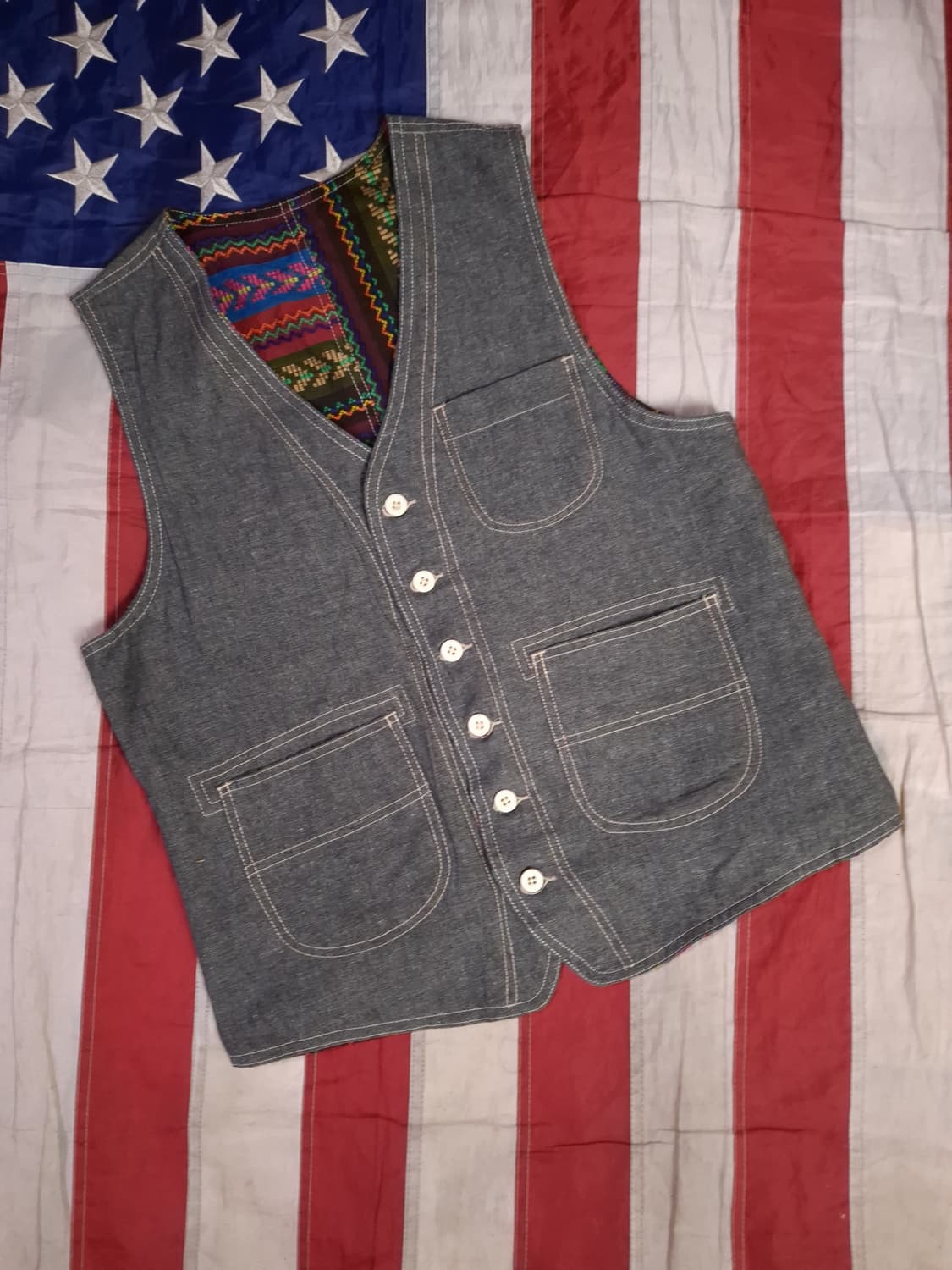 새제품 grn 멀리칼라 리버서블 베스트 상품이미지4