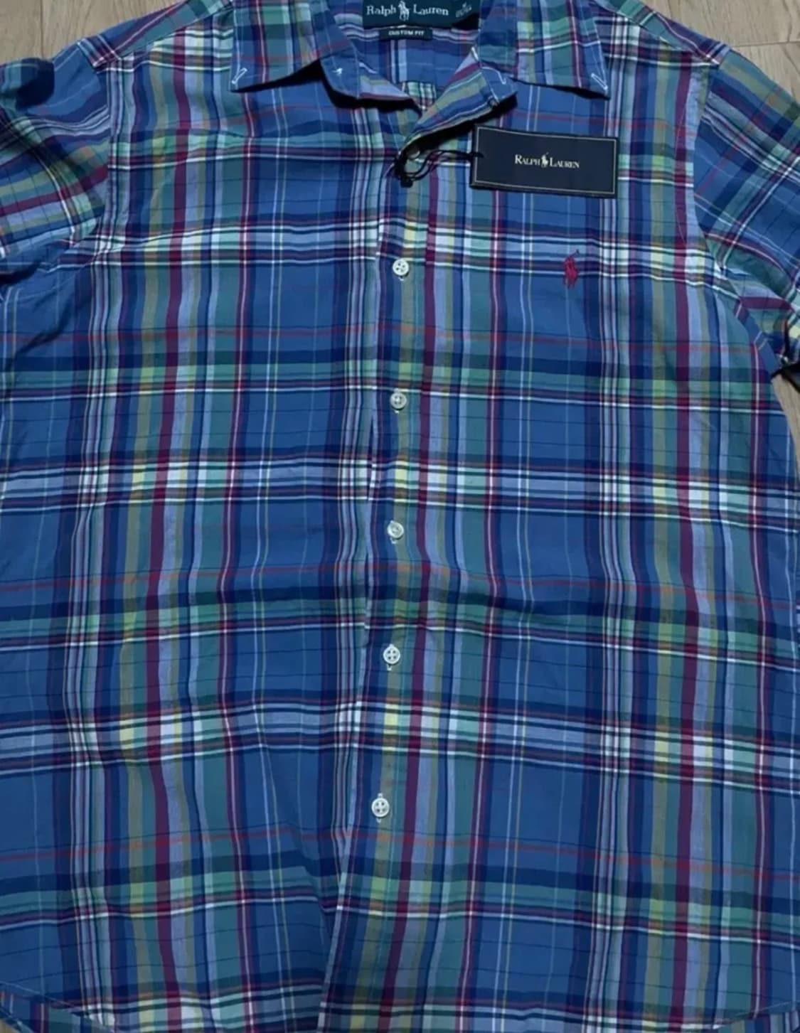 폴로 랄프 로렌 체크셔츠 팔아요!(M) 상품이미지1