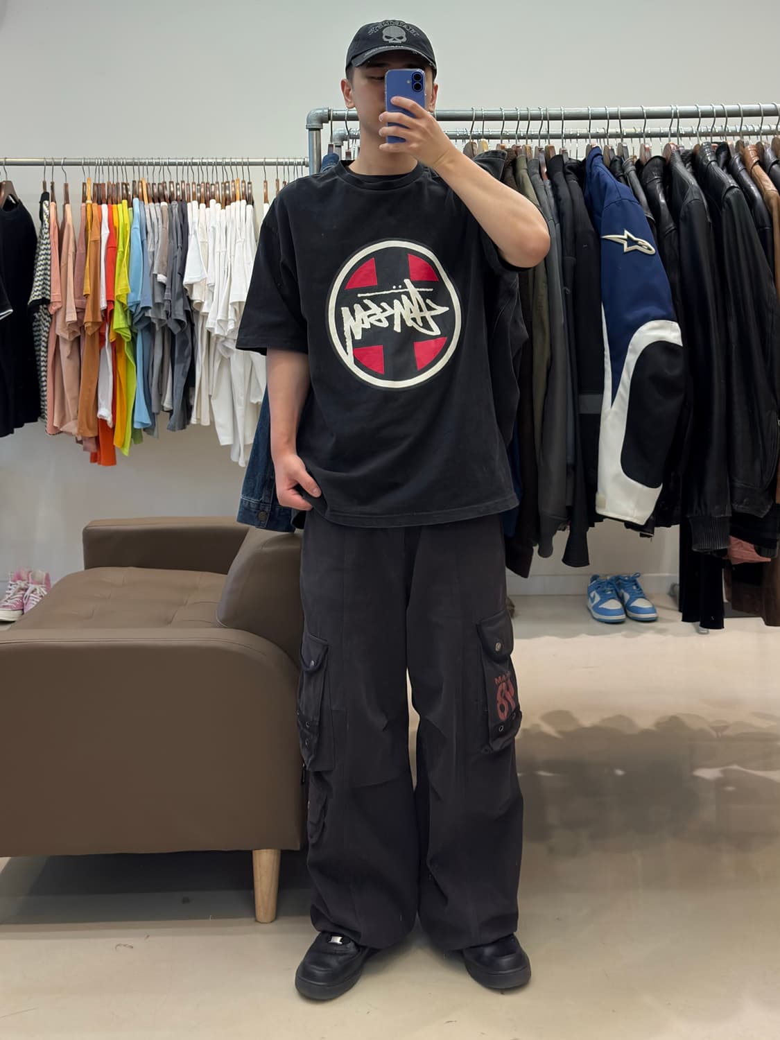 스투시 크로스 닷 반팔 상품이미지4