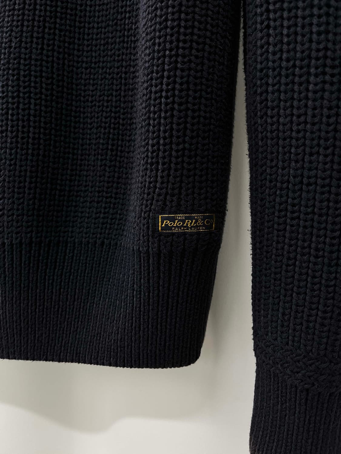 폴로 랄프로렌 퍼플네이비 코만도 엘보패치 밀리터리 스웨터 상품이미지5