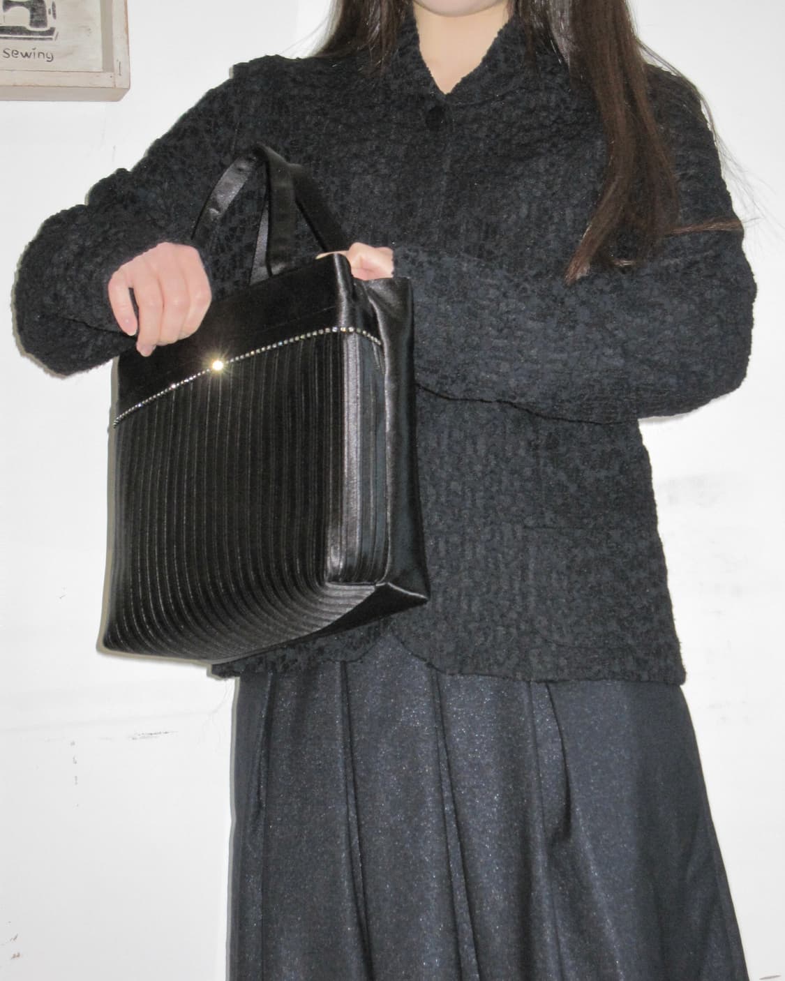 텍스처 블랙 자켓  상품이미지2