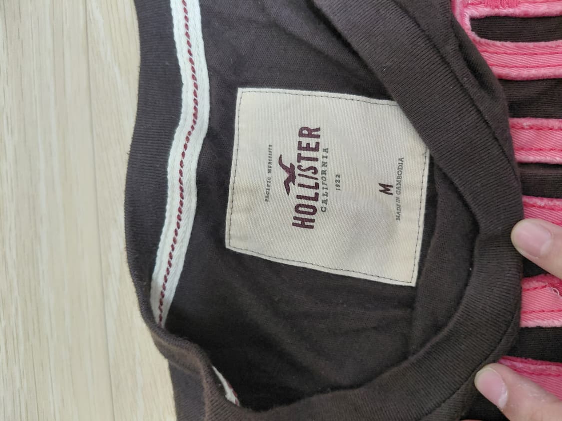 홀리스터 SURF 브라운 롱슬리브 M 상품이미지2