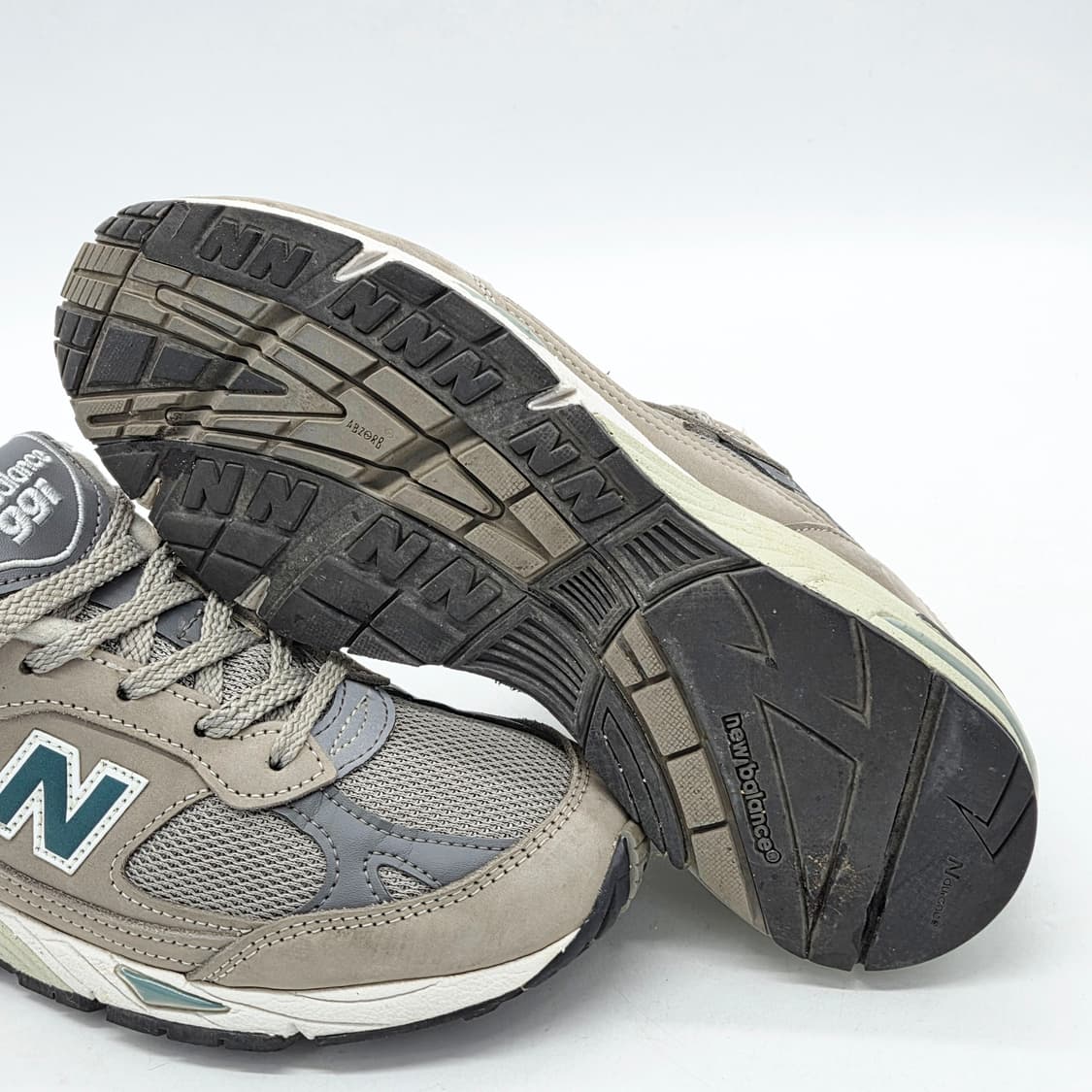 뉴발란스 991 메이드 인 UK 20주년 그레이 그린 (US 6 B) 상품이미지3