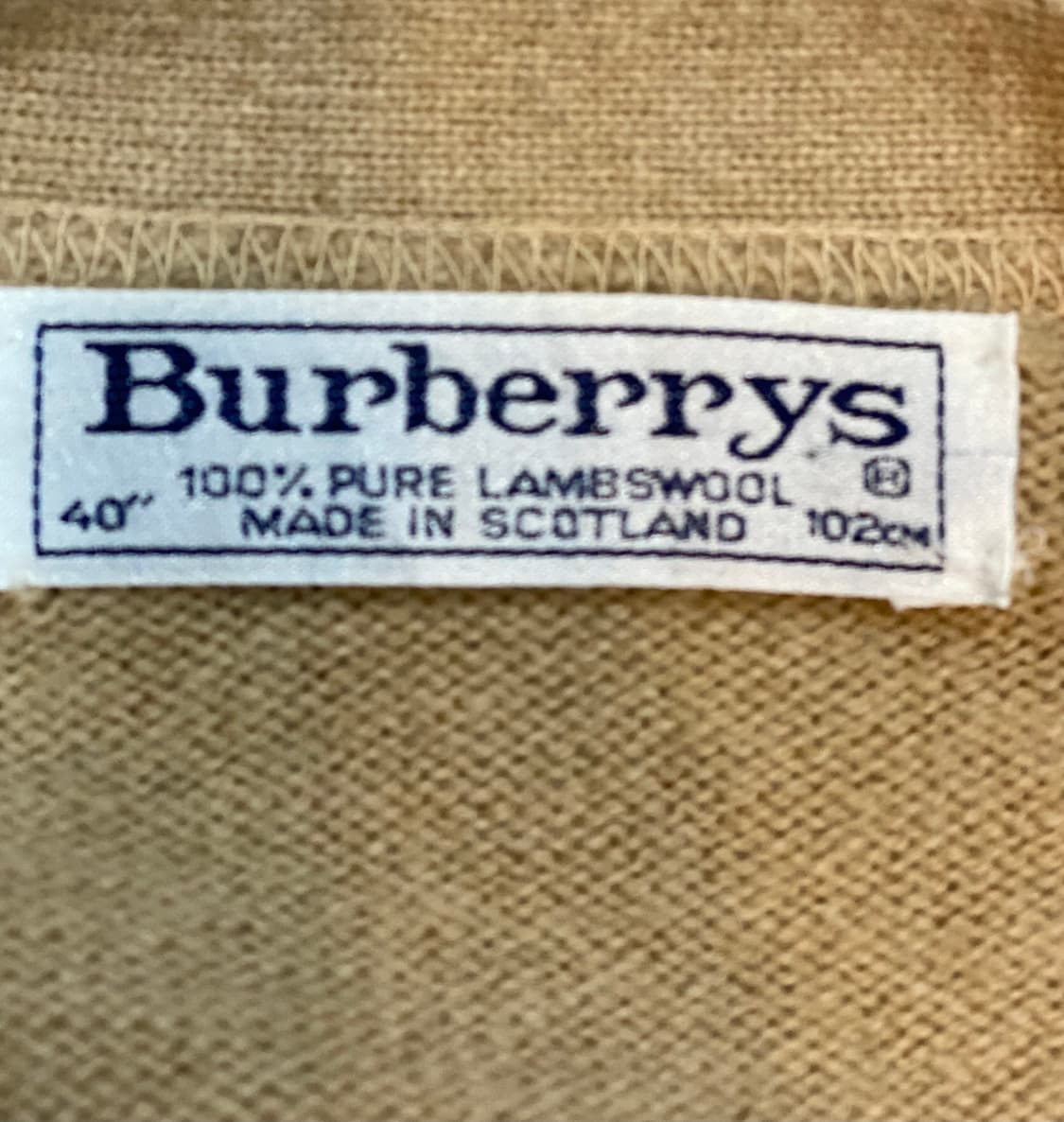 버버리 램스울 가디건 (Made in 스코틀랜드) 상품이미지3