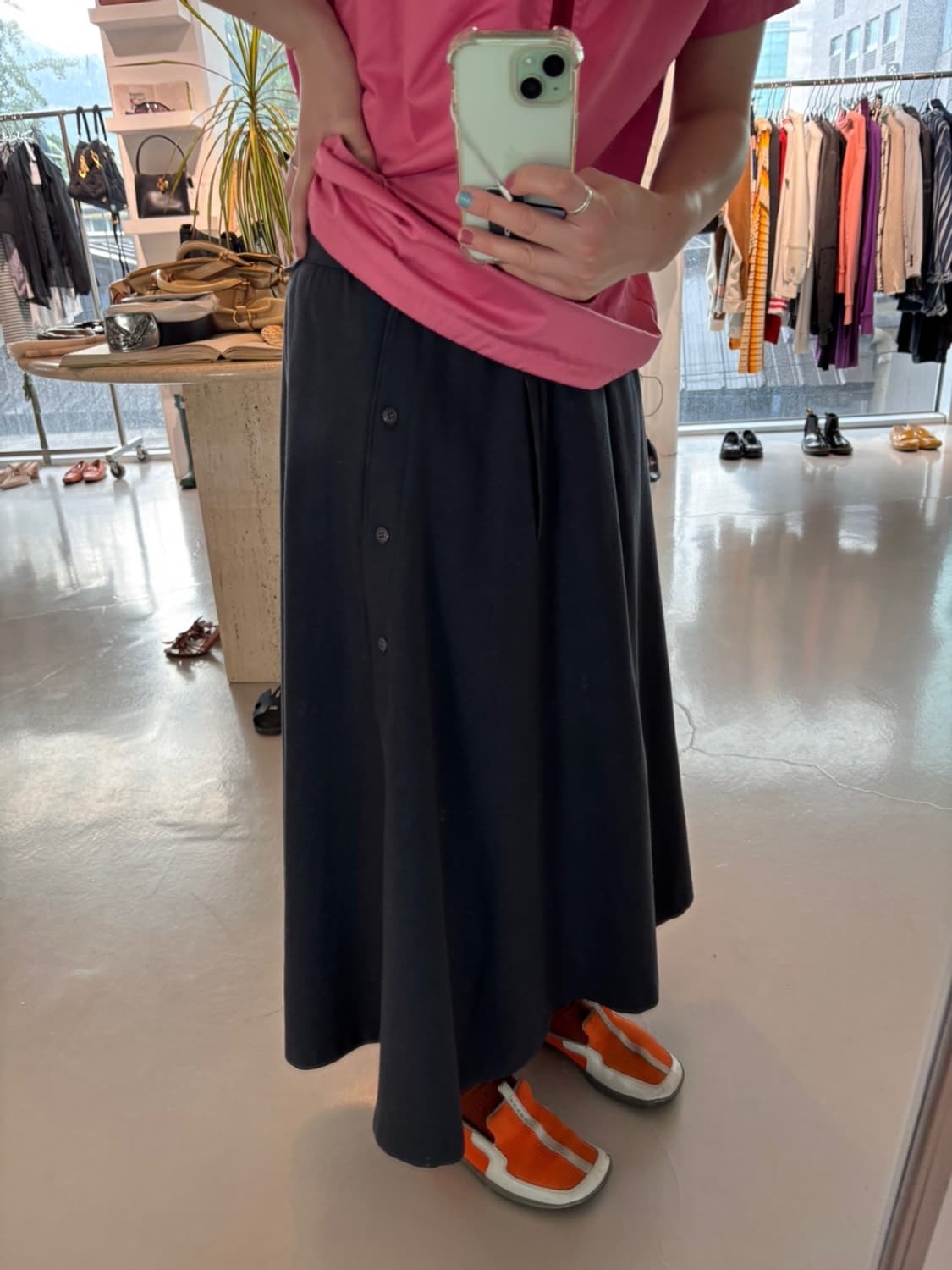 Vintage Plit Wool Skirt 상품이미지1