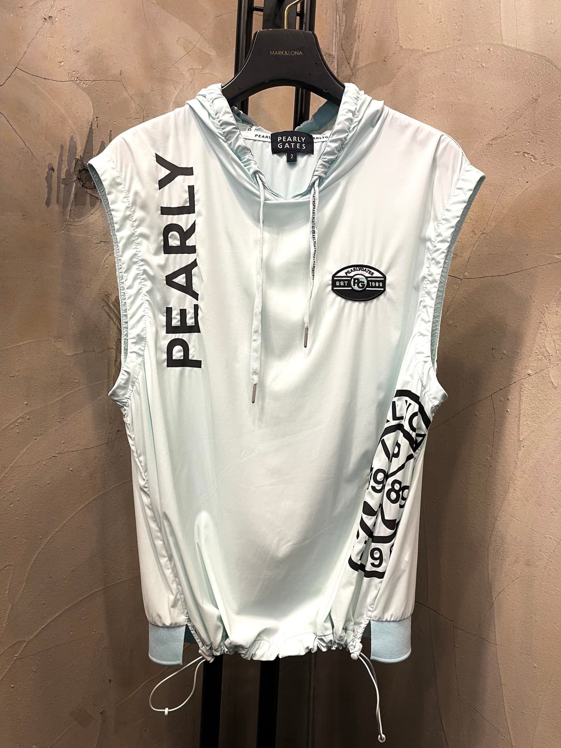 PEARLY GATES 여성 골프복 민소매 후드 바람막이  2 상품이미지3