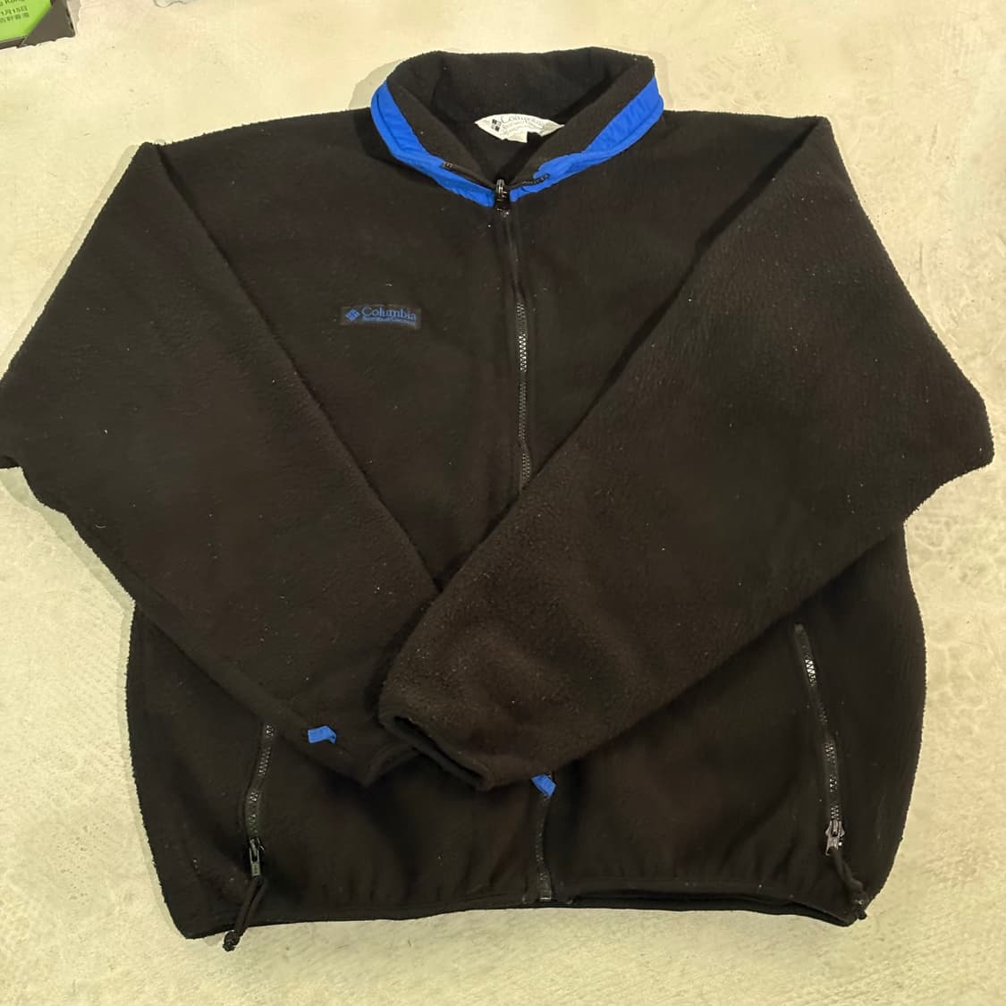 90s USA 🇺🇸 콜롬비아 플리스 신칠라 스냅티 후리스 자켓 상품이미지1