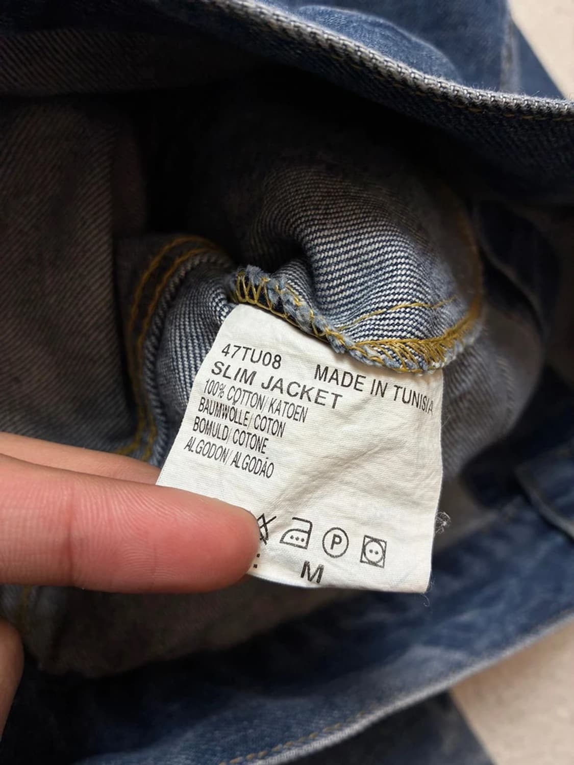 Lee 리 90's 버튼 에이징 데님 트러커 자켓 PN7748 상품이미지7