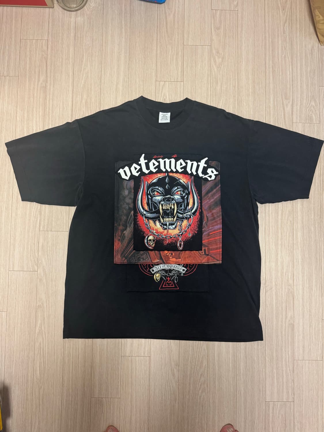 Vetements 베트멍 모터헤드 티셔츠 xs 상품이미지1