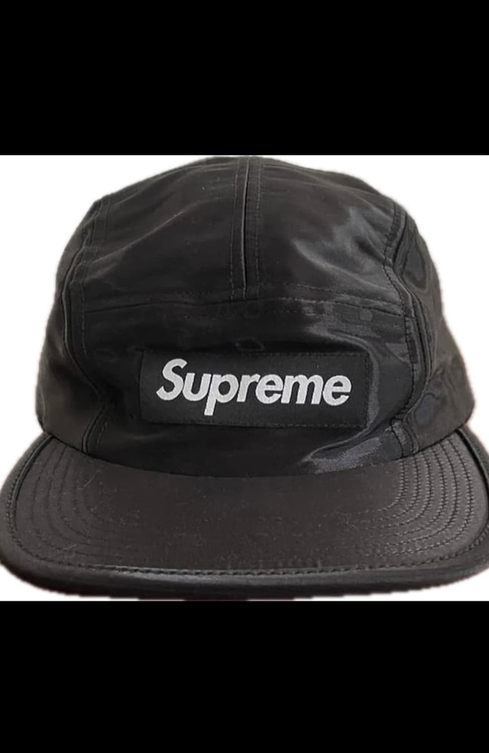 Supreme 캠프캡 블랙 상품이미지1