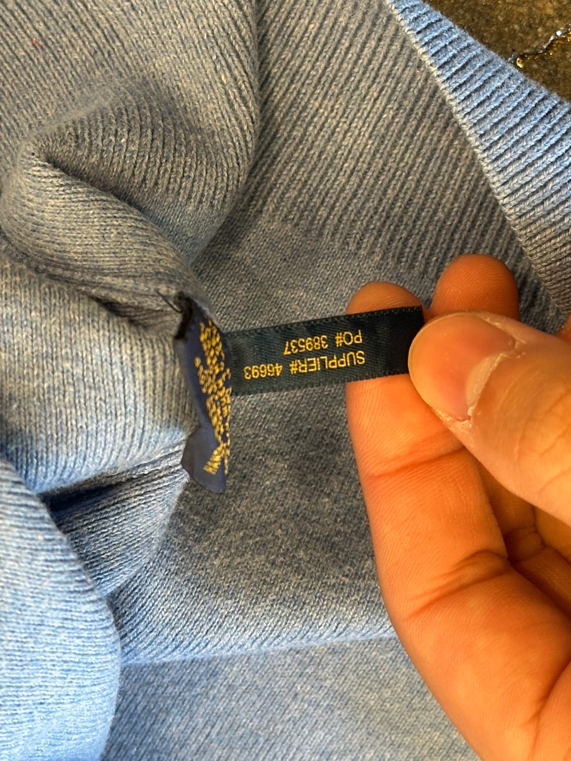 폴로 랄프로렌 브이넥 니트 S 상품이미지7