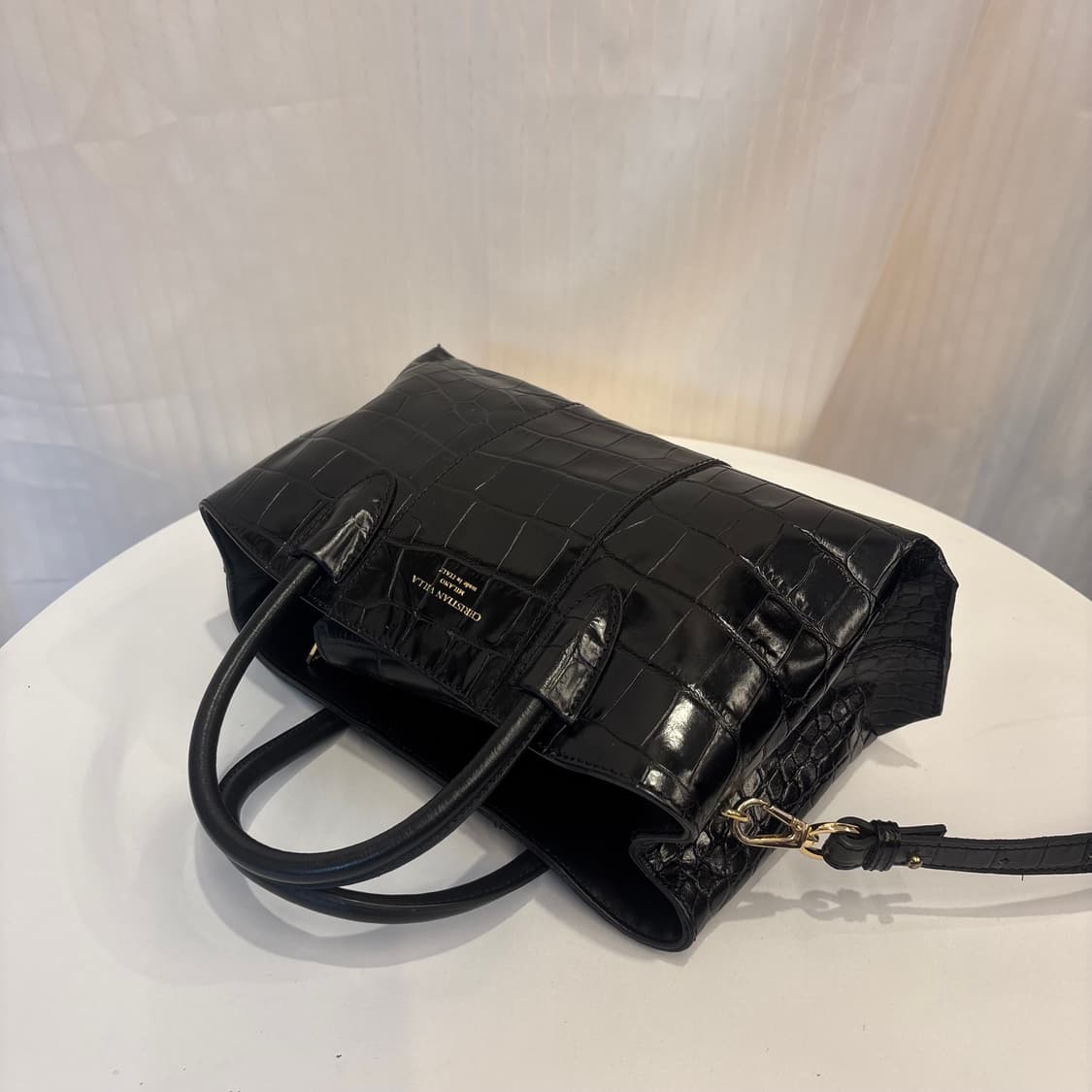 정품 크리스찬 빌라 투웨이 토트백     상품이미지8