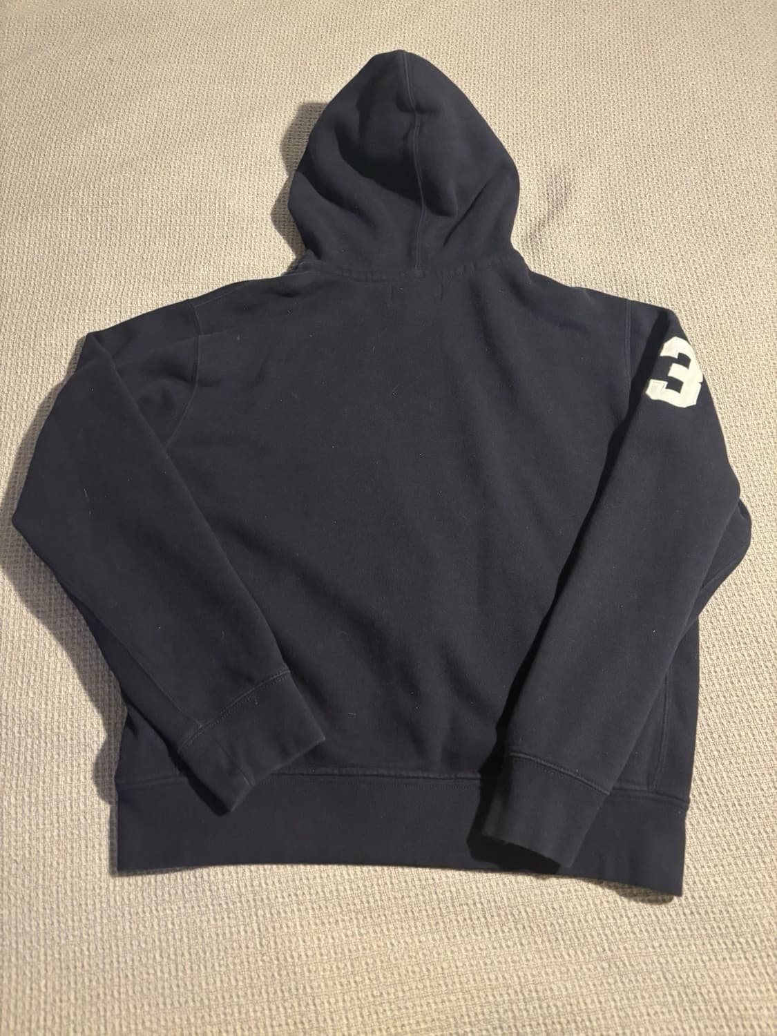 폴로 랄프 로렌 빅포니 네이비 체크 후드 집업 상품이미지2