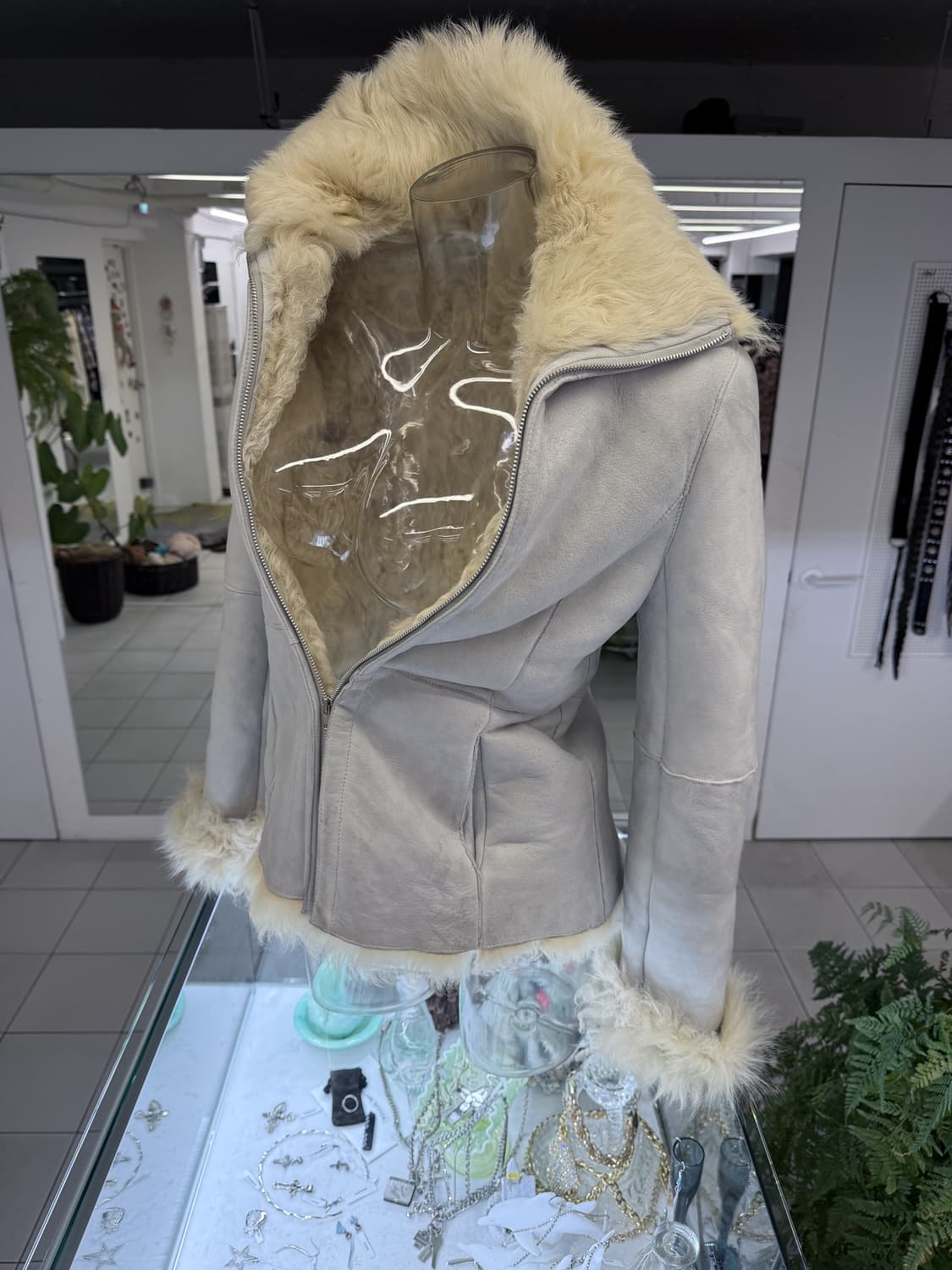 real leather shearling jacket 상품이미지2