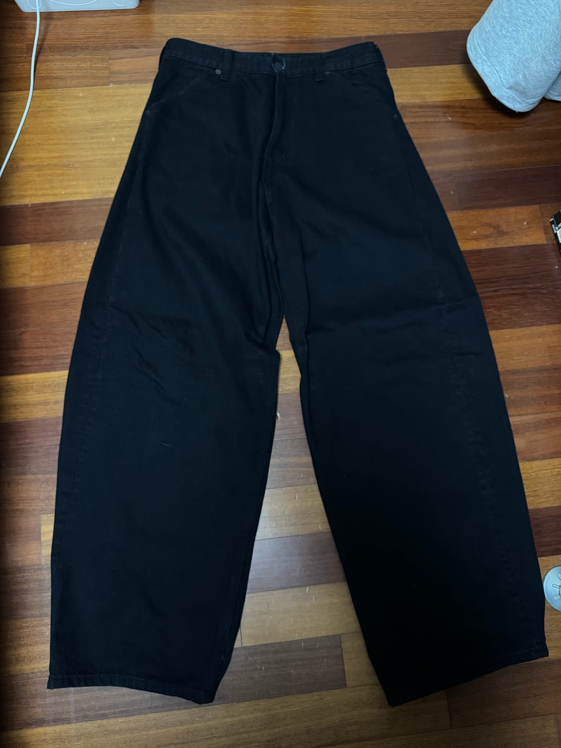 해칭룸 와이드 커브 진 제트 블랙 3 사이즈 판매합니다 상품이미지1