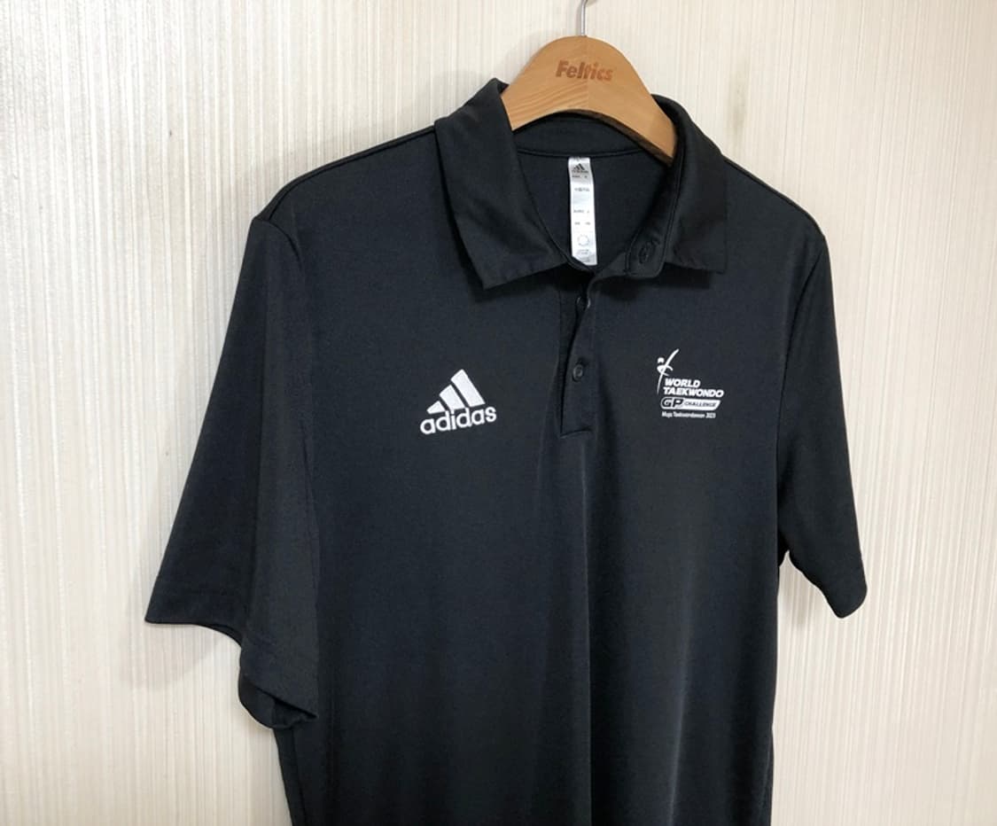 아디다스 2023 무주 태권도원 세계태권도 그랑프리 챌린지 폴로티셔츠 L 상품이미지5