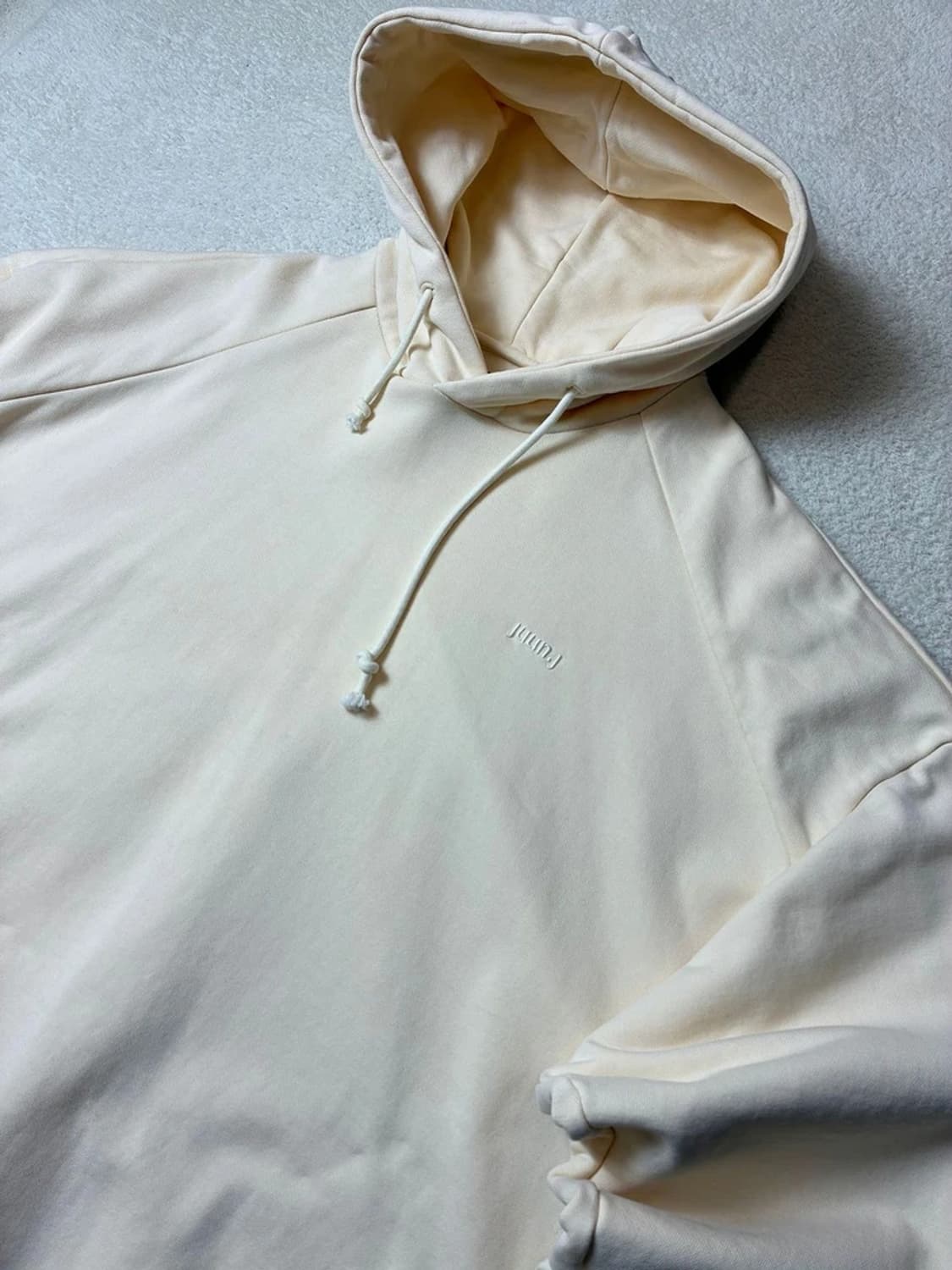 준지 JUUN J 22ss 그래픽 루즈핏 후드티 PN6444 상품이미지5