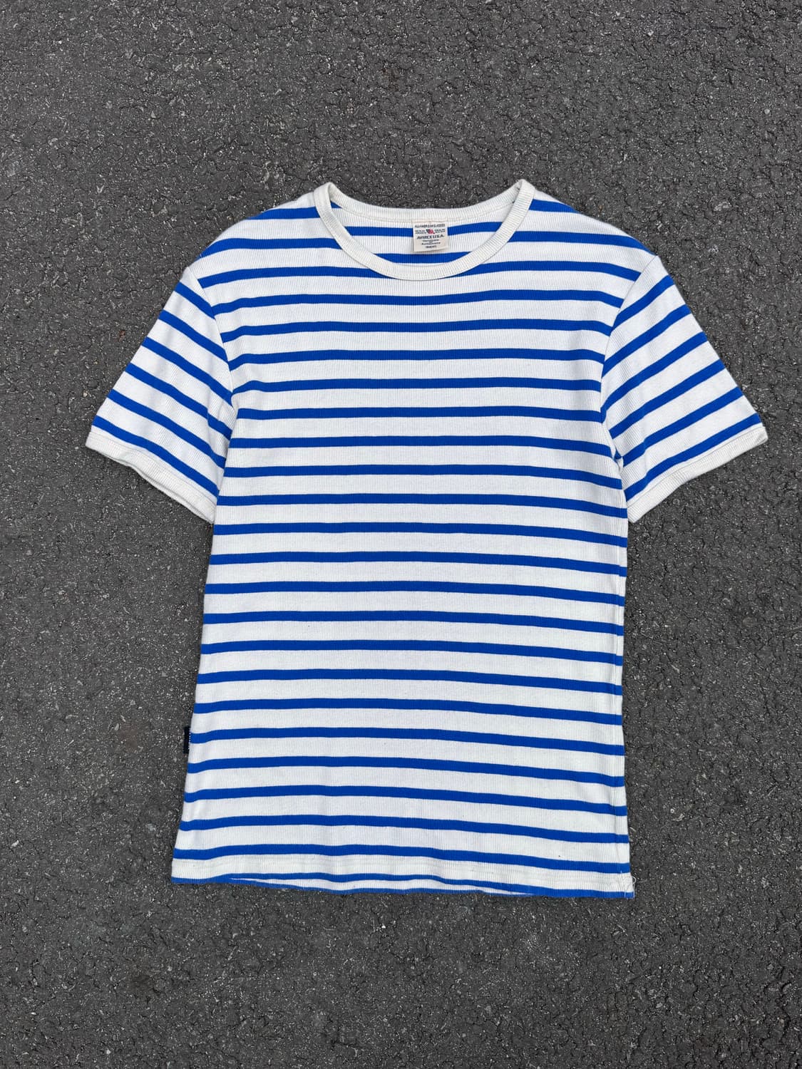 아비렉스 스트라이프 반팔티셔츠  상품이미지1