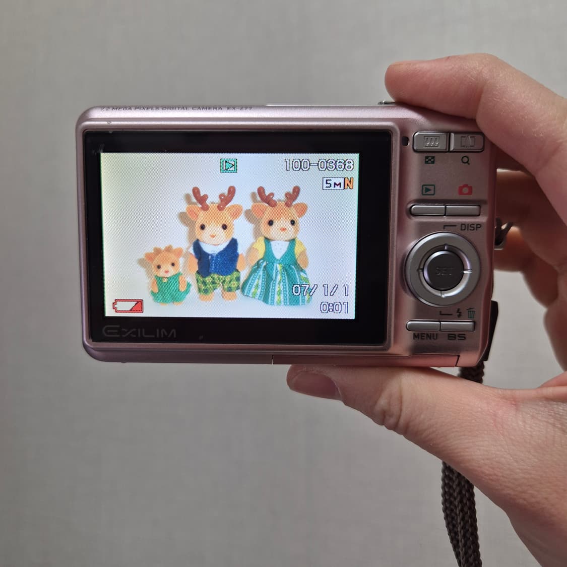 💗 카시오 엑슬림 EX-Z77 연핑크 | 말랑 화사 빈티지 감성 상품이미지2