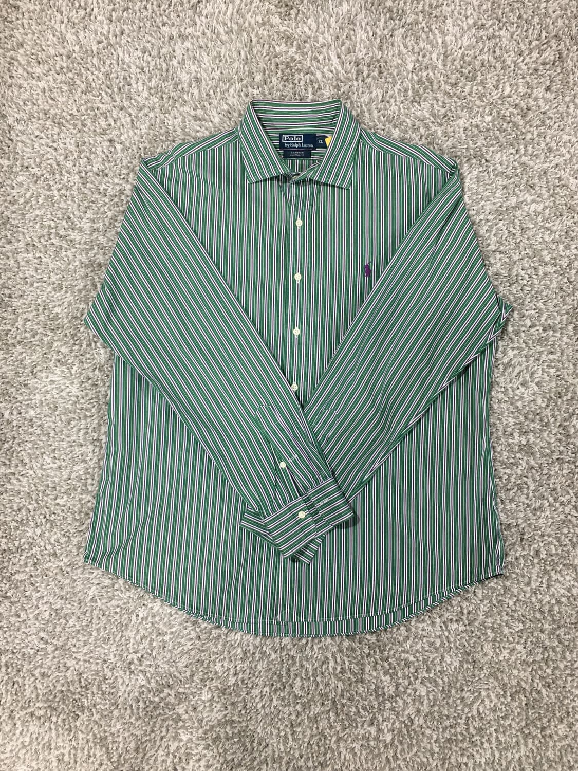 폴로 랄프로렌 스트라이프 긴팔 셔츠 상품이미지1