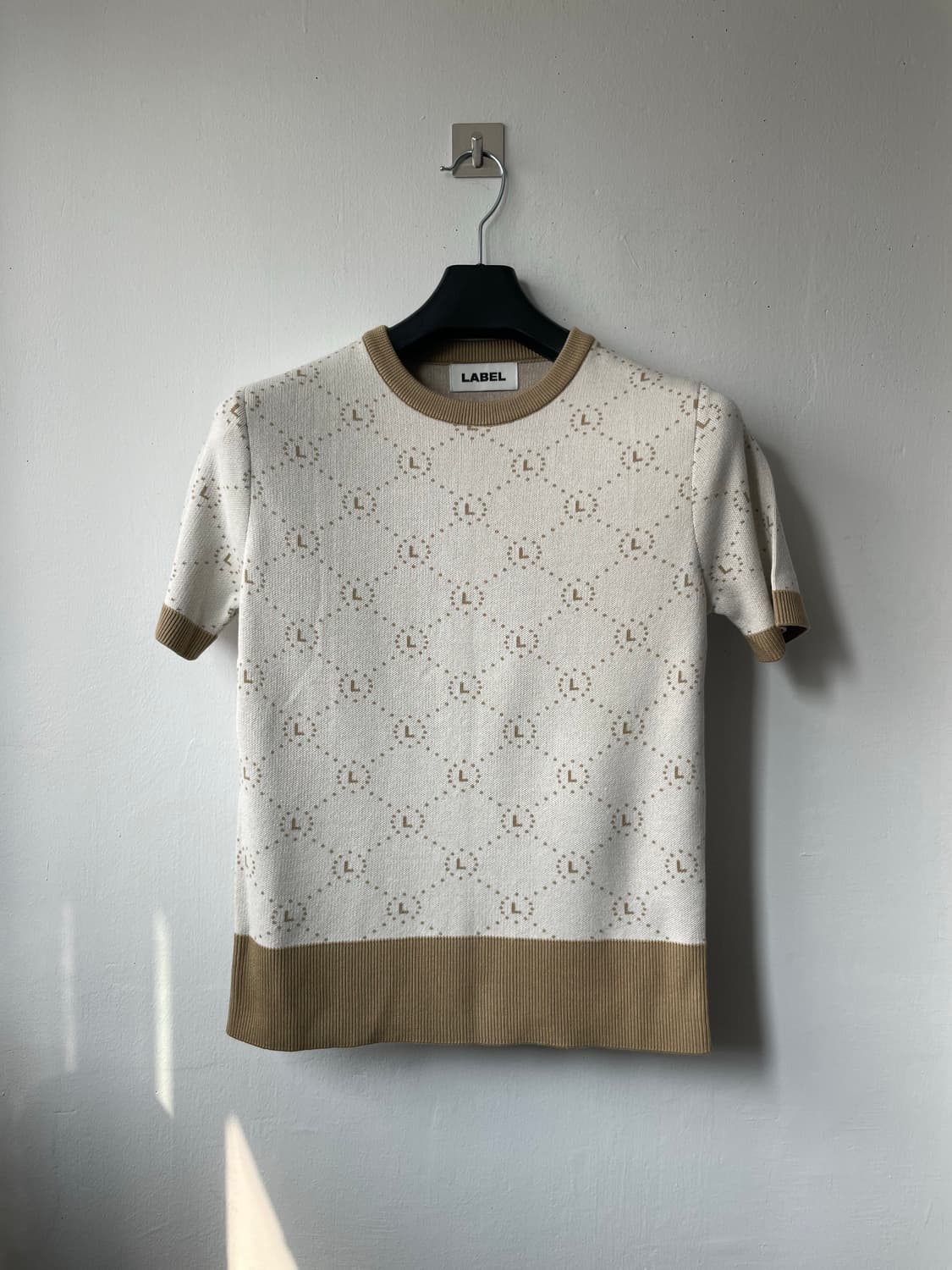 라벨아카이브 L-logo Jacquard knit 새상품 상품이미지1