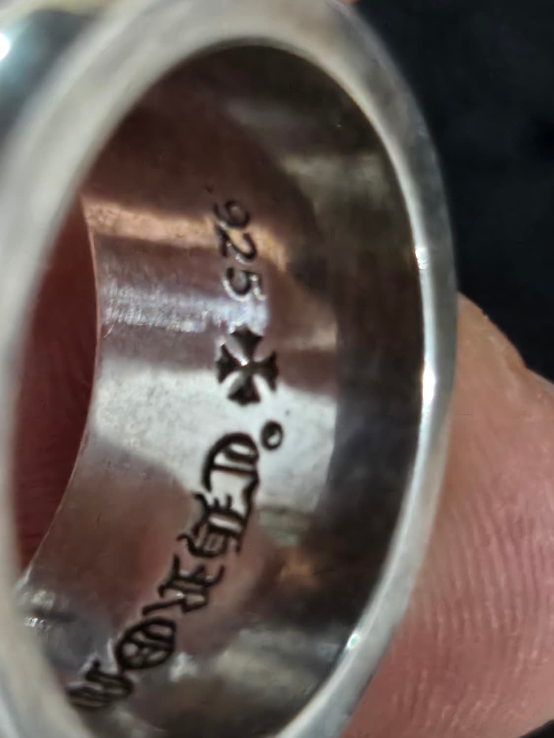 크롬하츠 CH플러스 칙 밴드 링 정품 상품이미지8