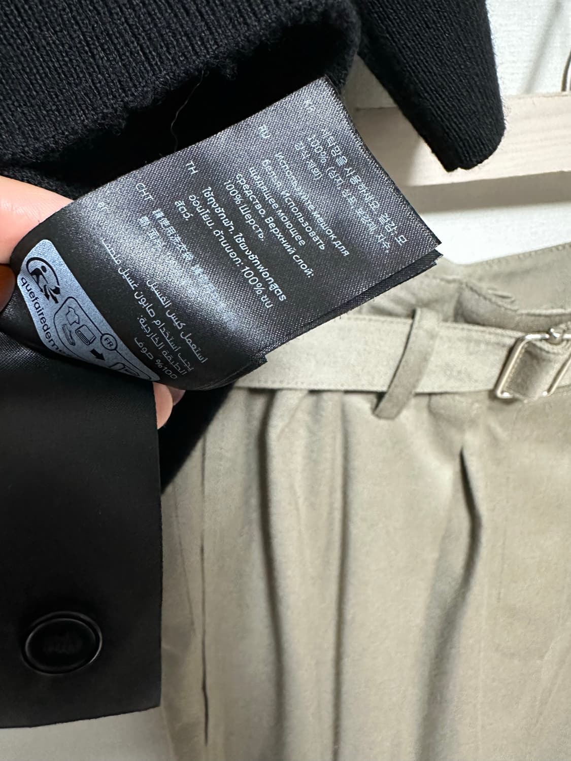 COS 반팔 울 가디건 상품이미지5