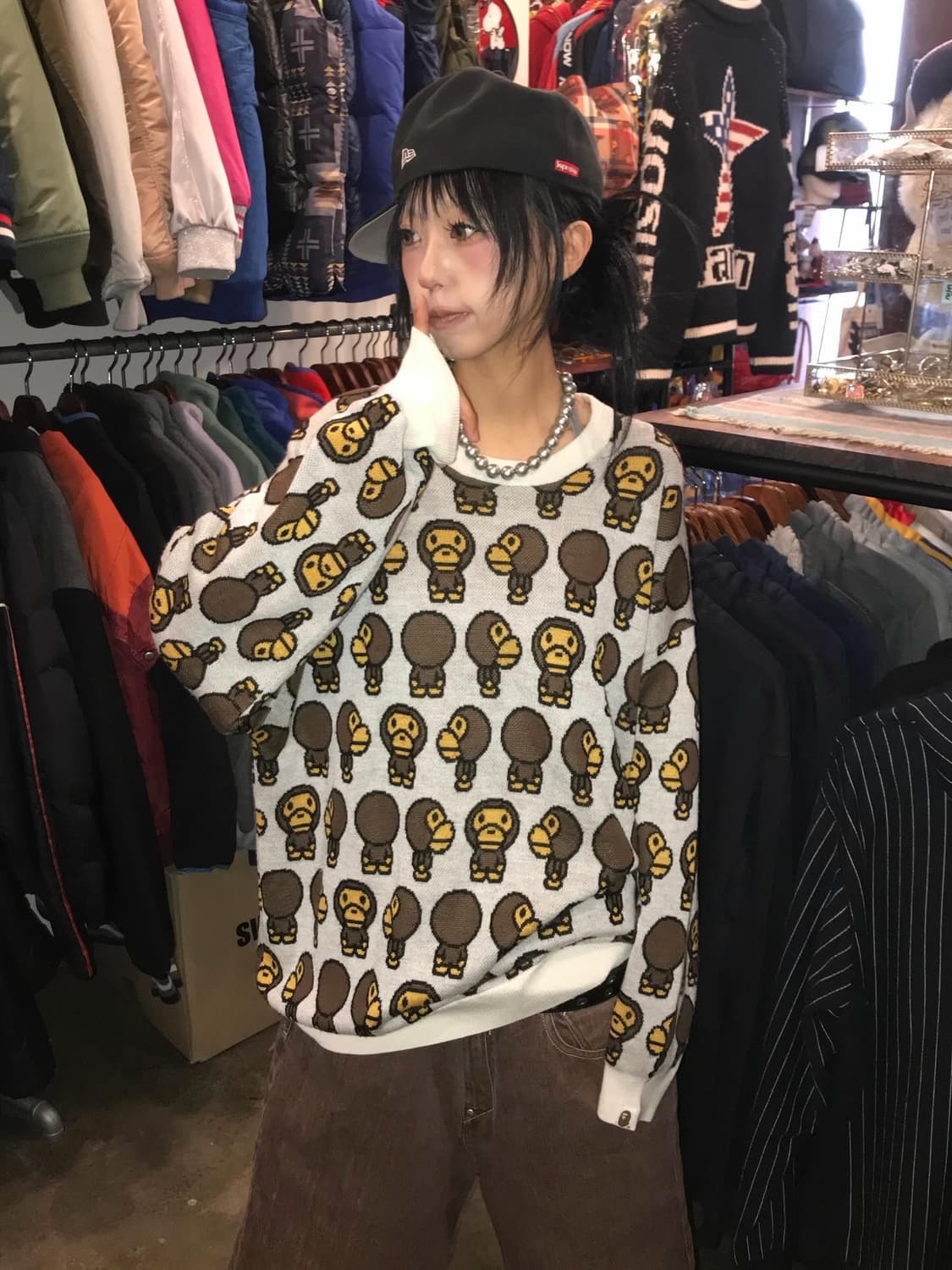 BabyMilo Full Pattern Knit  ⭐️Rare⭐️  상품이미지3