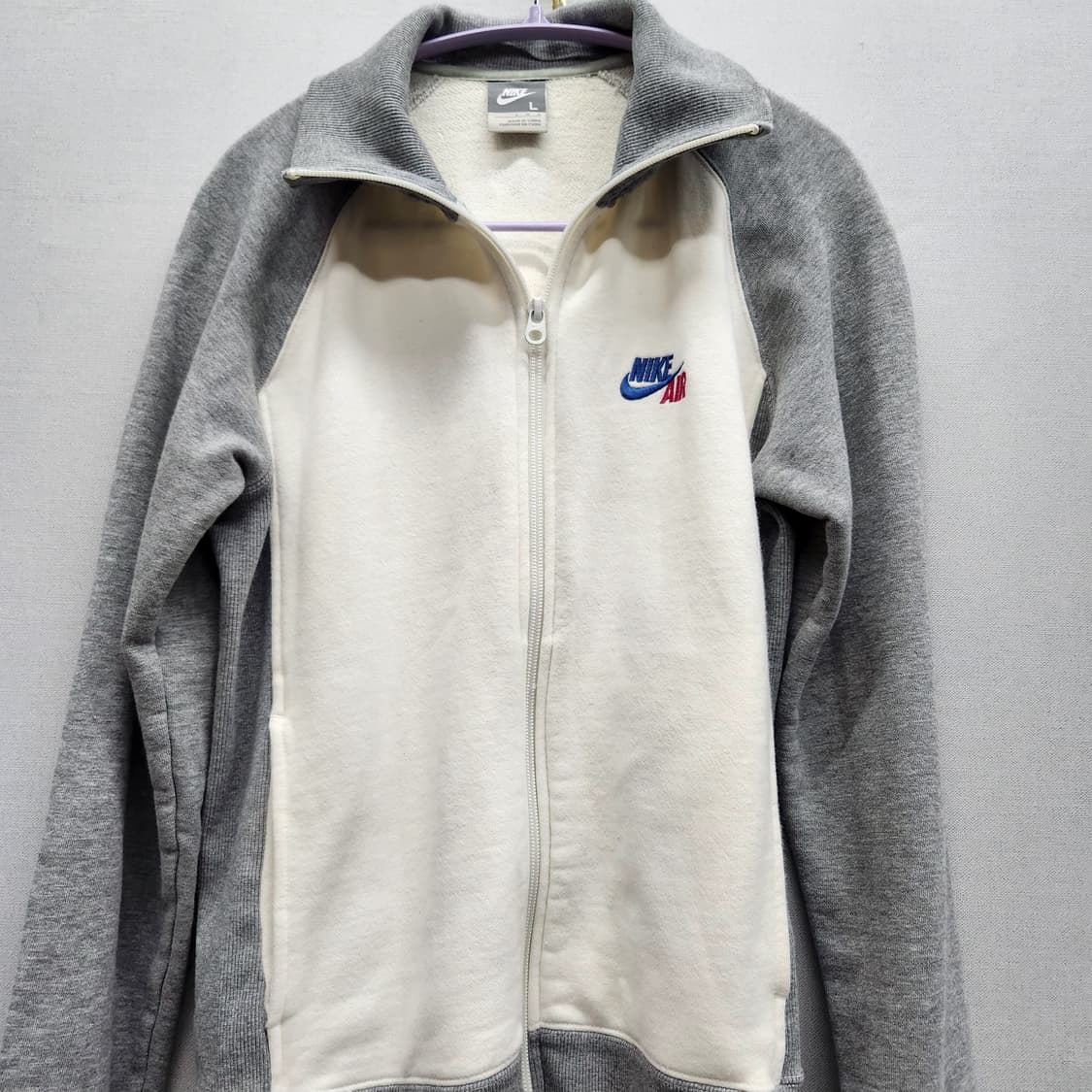 올드스쿨 나이키에어 백 프린팅 집업 자켓 L(M) 상품이미지2