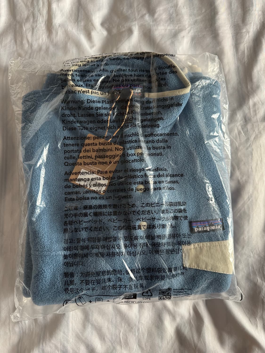 [M] 파타고니아 신칠라 스틸블루 미착용 신품 상품이미지4