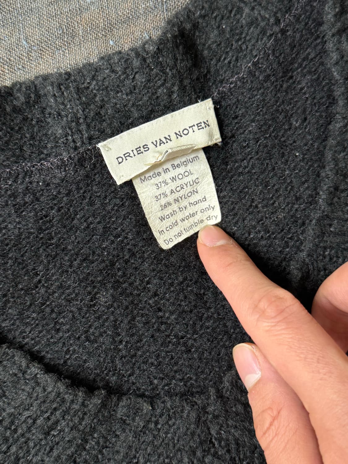 드리스 반 노튼 니트 롱슬리브 상품이미지3