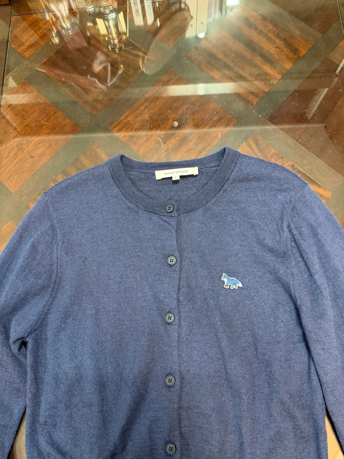 메종키츠네 정품 국내백화점구매 100%울가디건 싸게 급처합니다.!! 상품이미지2