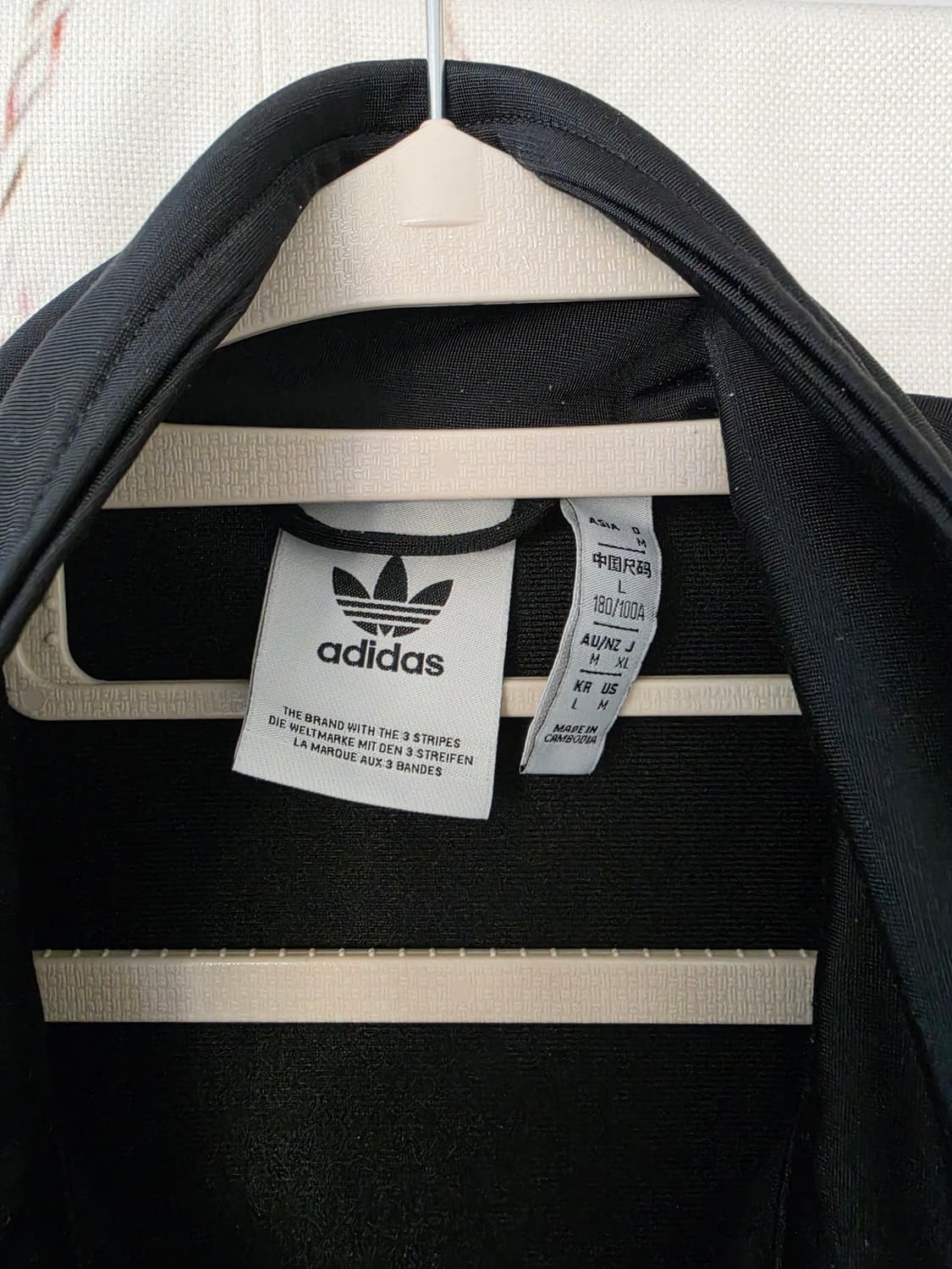 100)아디다스 파이어버드 검정색 져지 집업 판매 상품이미지2