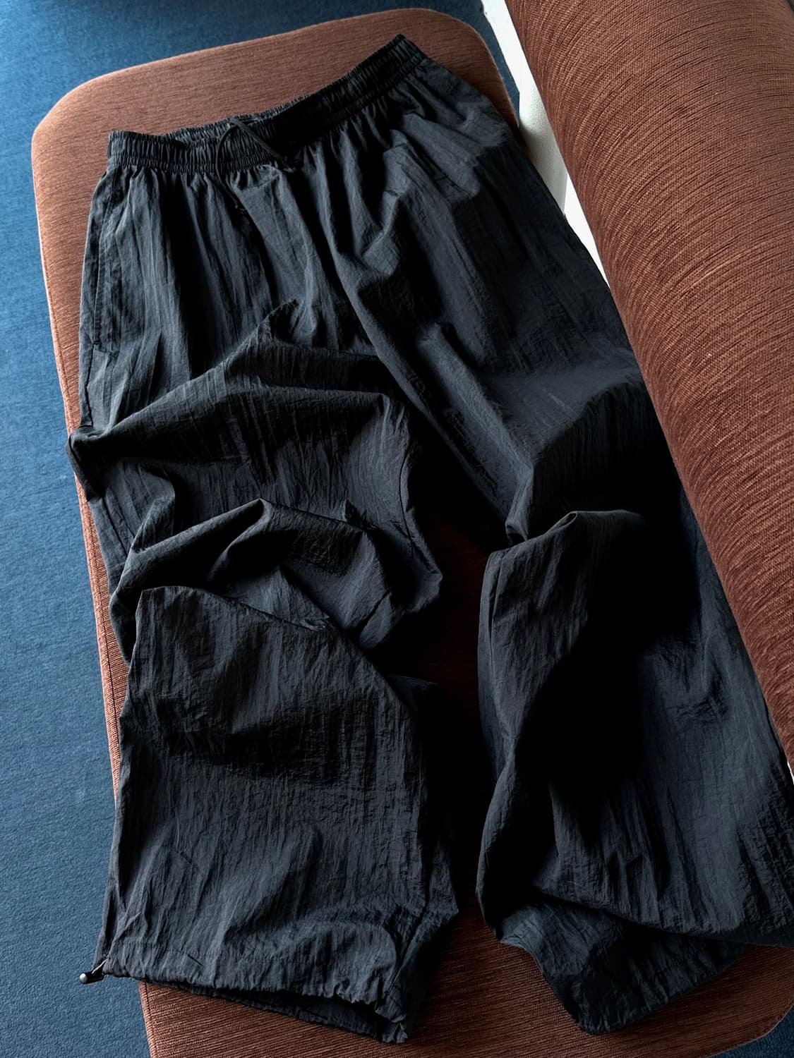 Washed nylon design easy pants 상품이미지2