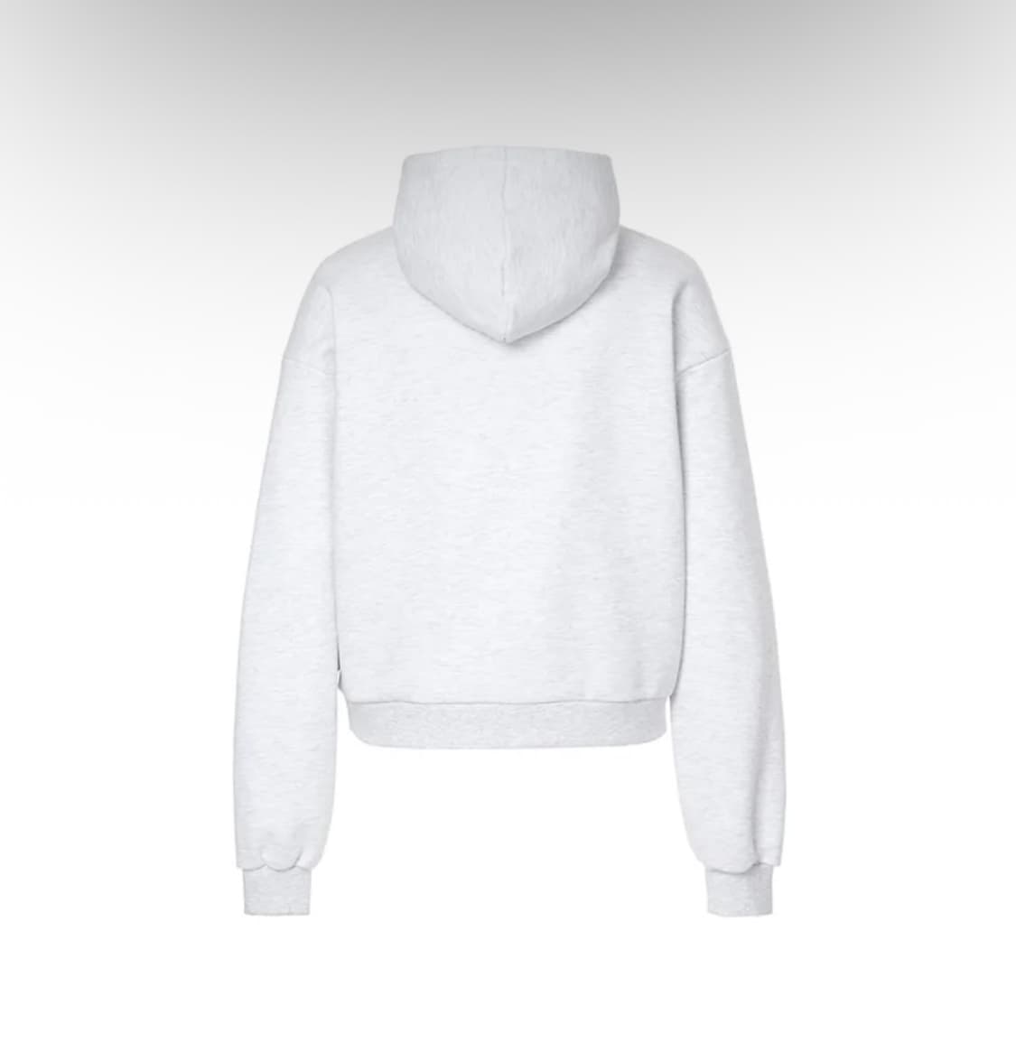 DNSR 디앤에스알 크롭 하트 후드 그레이 L 상품이미지4