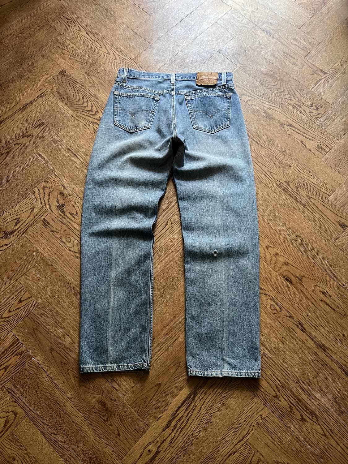 [36]90's 리바이스 501 USA Made 데님팬츠 S27 상품이미지8