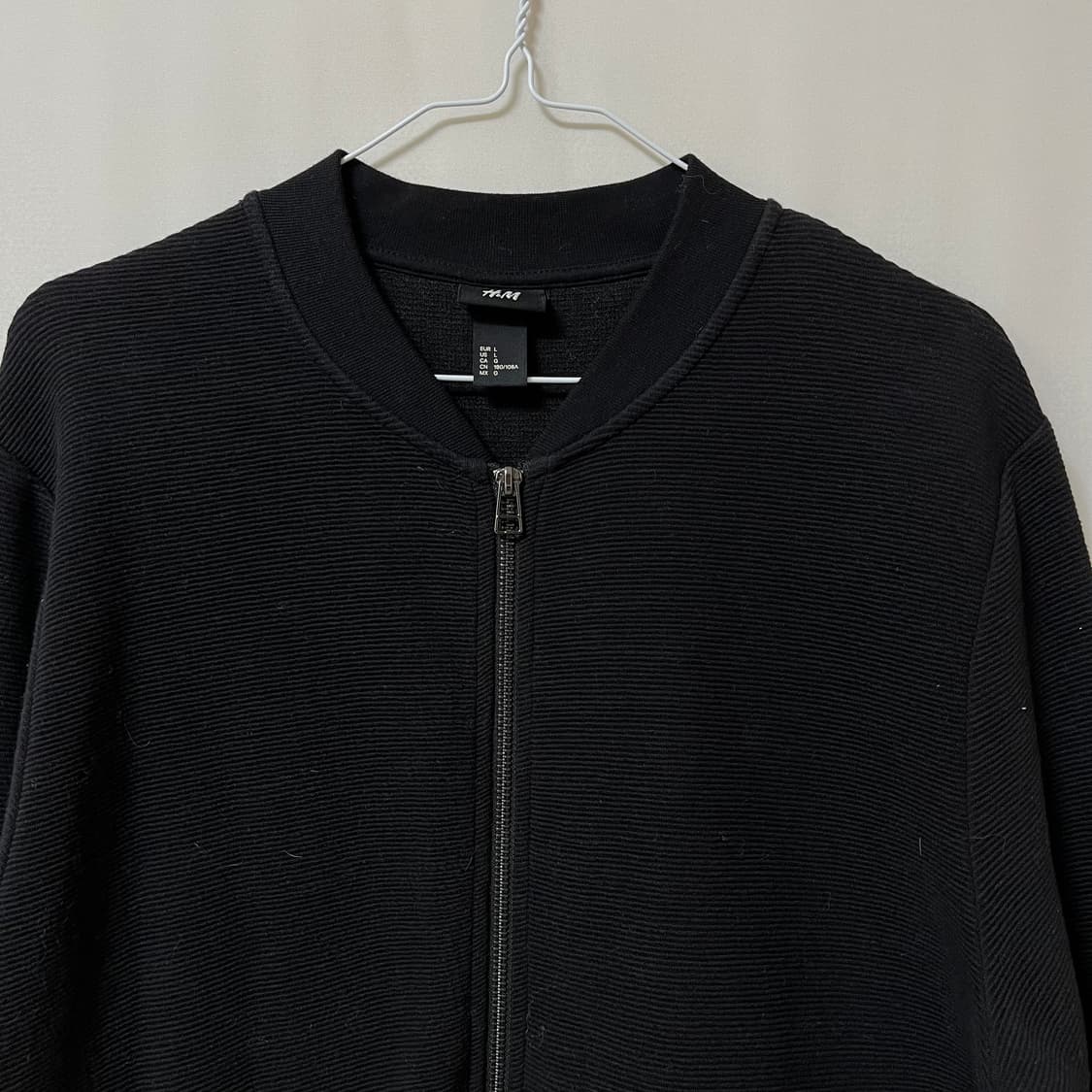 H&M 남성 니트 블루종 자켓 L/100 상품이미지2